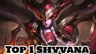 Wild Rift Shyvana  Top 1 Shyvana Gameplay Rank Grandmaster [upl. by Levi296]