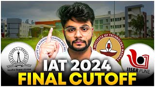 IISc IISER IIT  Madras Cutoff Ranks  IAT 2024 Counselling [upl. by Cristiona829]