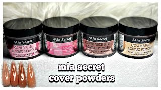 MIA SECRET COVER ACRYLIC SWATCHES [upl. by Vedetta]