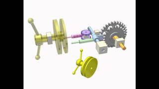 Shifting gear mechanism 2b [upl. by Nysila]