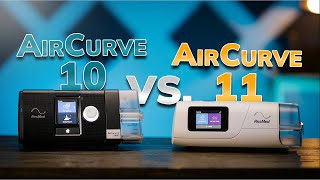 ResMed AirCurve 10 vs AirCurve 11 BiPAP Machines  COMPARISON [upl. by Ahsielat]