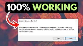 How to Run DirectX Diagnostic Tool DxDiag exe to Fix DirectX Errors in Windows 11 [upl. by Cyril]