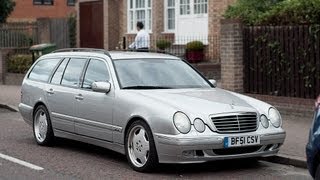 MERCEDES E240 AMG AVANTGARDE ESTATE STATION WAGON OFFICIAL REVIEW [upl. by Edeline]