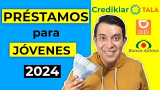 PRESTAMOS PARA JÓVENES Prestamo Didi Crediklar Credito Banco Azteca Prestamos en línea [upl. by Arrimat]