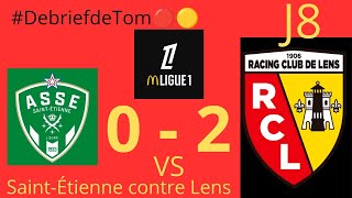 DebriefdeTom🔴🟡SaintÉtienne contre Lens 0  2but de Frankowski et but de Lascary allez lens♥️💛 [upl. by Henn284]