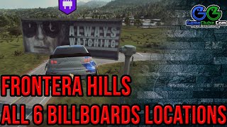 Need For Speed Heat Frontera Hills Billboards Locations  NFS 2019 Collectibles  PS4  Xbox  PC [upl. by Kappel]