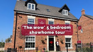 Three storey IMPRESSIVE 5 bedroom show home tour The Newstead at Brook Fields in Fleckney [upl. by Bard687]