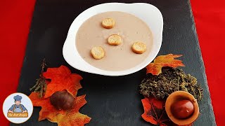 Velouté de panais aux châtaignes Recette facile et rapide [upl. by Herrod]