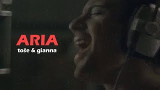 Toše Proeski amp Gianna Nannini  Aria Lyrics Video [upl. by Asilahs968]