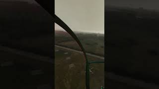 Taking off from Niagara Heliport in the rain  Mini 500 Helicopter [upl. by Ramaj201]