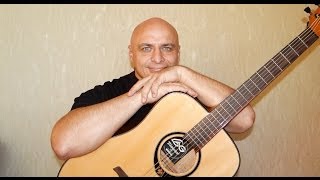 Milzinai Vytautas Kernagis Gitaros pamokos akordai Cover Lag T66D [upl. by Penni244]