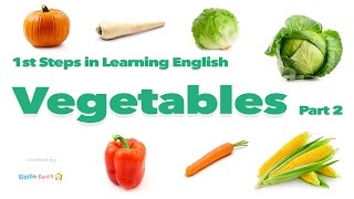 Pronounce VEGETABLES in British English PART 2  Vocabulary with Pictures [upl. by Vevina]