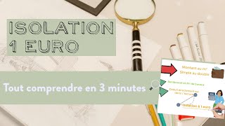 Isolation 1 euro  Explication 🔎 Tout Comprendre en 3 minutes 🧐 [upl. by Rorke]