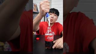 Funny video 😁 Putting toothpaste in cola is magic part2 lifehack shotrs [upl. by Nare580]