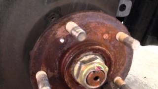 200203 Acura TL Type S  How To Change Front Rotor [upl. by Keever]