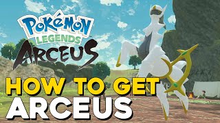 Pokemon Legends Arceus How To Get Arceus Legendary Pokemon [upl. by Giacopo]