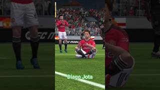 Diago Jota celebration cr7 manchesterunited goals gaming shorts [upl. by Yenffad]