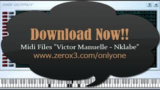 Evitare  Victor Manuelle Ft Nklabe  Midi File OnlyOne [upl. by Caldeira]