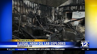 Illegal hash oil lab explodes in Glendale [upl. by Ffej]