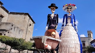 Catrinas gigantes de Zapotlanejo tradicion jalisco diademuertos [upl. by Gibby]