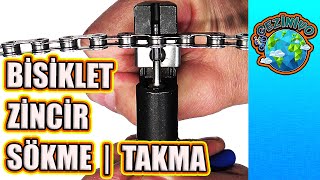 Bisiklet Zincir Sökme  Takma  Bicycle Chain Seperate  4 [upl. by Aicil451]