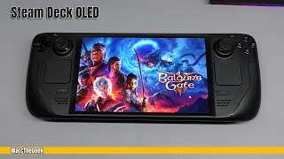 Baldurs Gate 3 Gameplay on Steam Deck OLED My Backlog Game [upl. by Goran437]