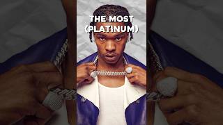 Rappers With The MOST Platinum Songs [upl. by Sucramel]