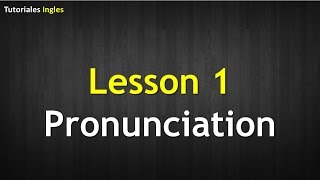 Vocabulario y pronunciacion en ingles 1 [upl. by Nuris]