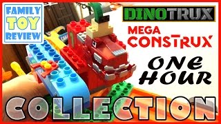 DinoTrux Toys TyRux Mega Construx Videos Collection  1 Hour Toy Story Playtime DinoTrux Episodes [upl. by Kaczer122]