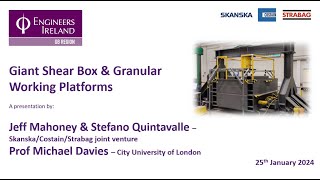 Giant Shear Box amp Granular Working Platforms [upl. by Blackmun]