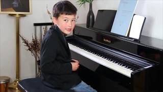 Chopin Nocturne op 9 no 2 Arthur 7 years old [upl. by Ityak703]