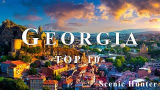 10 Best Places To Visit In Georgia  Georgia Travel Guide [upl. by Elvah767]