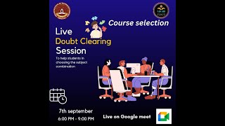 Course counselling amp guidance session  September 2024 term [upl. by Charlton325]