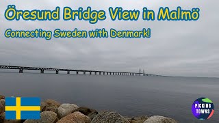 Ep 19  Visit to Oresund Bridge Viewpoint  Place to Visit in Malmo  Malmo Sweden [upl. by Treblih]