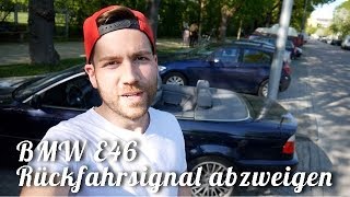 BWM E46 Rückfahrsignal  Handschuhfach ausbauen  DIY [upl. by Fregger]