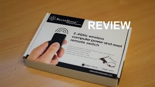 Silverstone ES01PCIe 24 GHz Wireless Computer Power And Reset Remote Switch  Review english [upl. by Ynohtnael]