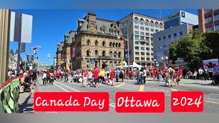 CANADA DAY 🇨🇦 Ottawa 2024 [upl. by Aonehc]