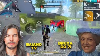 BAIANO TV VS BRUXA DO 71 NA RANQUEADA KKKKKK🤣🤣🤣 [upl. by Jarrett]