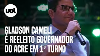 Eleições no Acre Gladson Cameli PP é reeleito governador em 1º turno [upl. by Ytissac]