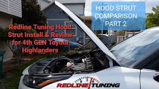 Redline Tuning QuickLIFT PLUS Hood Strut Install amp Review for 20202024 Toyota Highlanders PART 2 [upl. by Viking967]