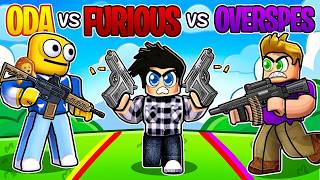 ODA vs FURIOUS vs OVERSPES dans Roblox Rivals [upl. by Odelle]