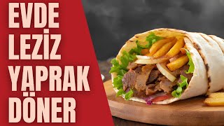 EVDE YAPRAK DÖNER NASIL YAPILIR  EVDE DÖNER YAPIMI Pratik yemek tarifleri [upl. by Nahsin]