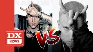 Machine Gun Kelly Fires Back At Eminem With quotRap Devilquot Diss Track Music Video [upl. by Cynarra]