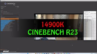 14900K Cinebench R23 Test [upl. by Leterg]