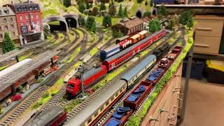 BADEN BADEN fleischmann piccolo noch n gauge German layout sidings lockdown update raw un edited [upl. by Ayimat]