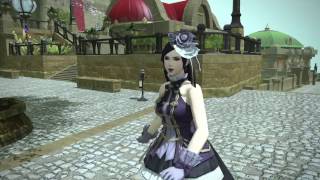 FFXIV Songbirds Outfit and dance emote [upl. by Ilatfen182]