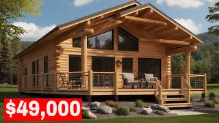 Inside 20 Affordable Log Cabin Kits You Can Buy Now For Less Than 100K [upl. by Immac]