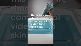 A simple trick to shoot a commercial video for a skin care product [upl. by Rehpotsrik374]