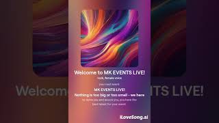 Welcome to MK EVENTS LIVE [upl. by Sheya]