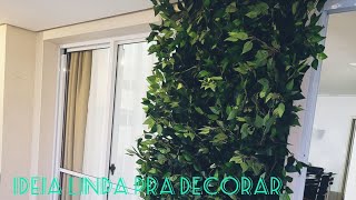 IDEIA LINDA PRA DECORAR A CASA  FEITO COM PLANTAS ARTIFICIAIS FAÇA VOCÊ MESMO [upl. by Tresa]